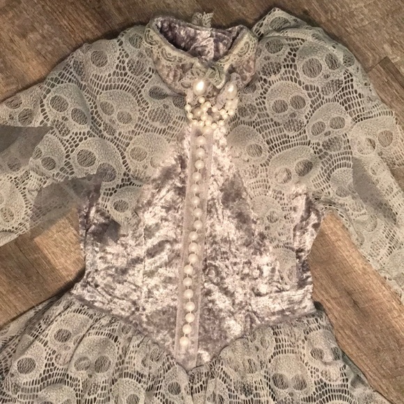 COPY - Ghost Halloween Girls Dress - Picture 3 of 4